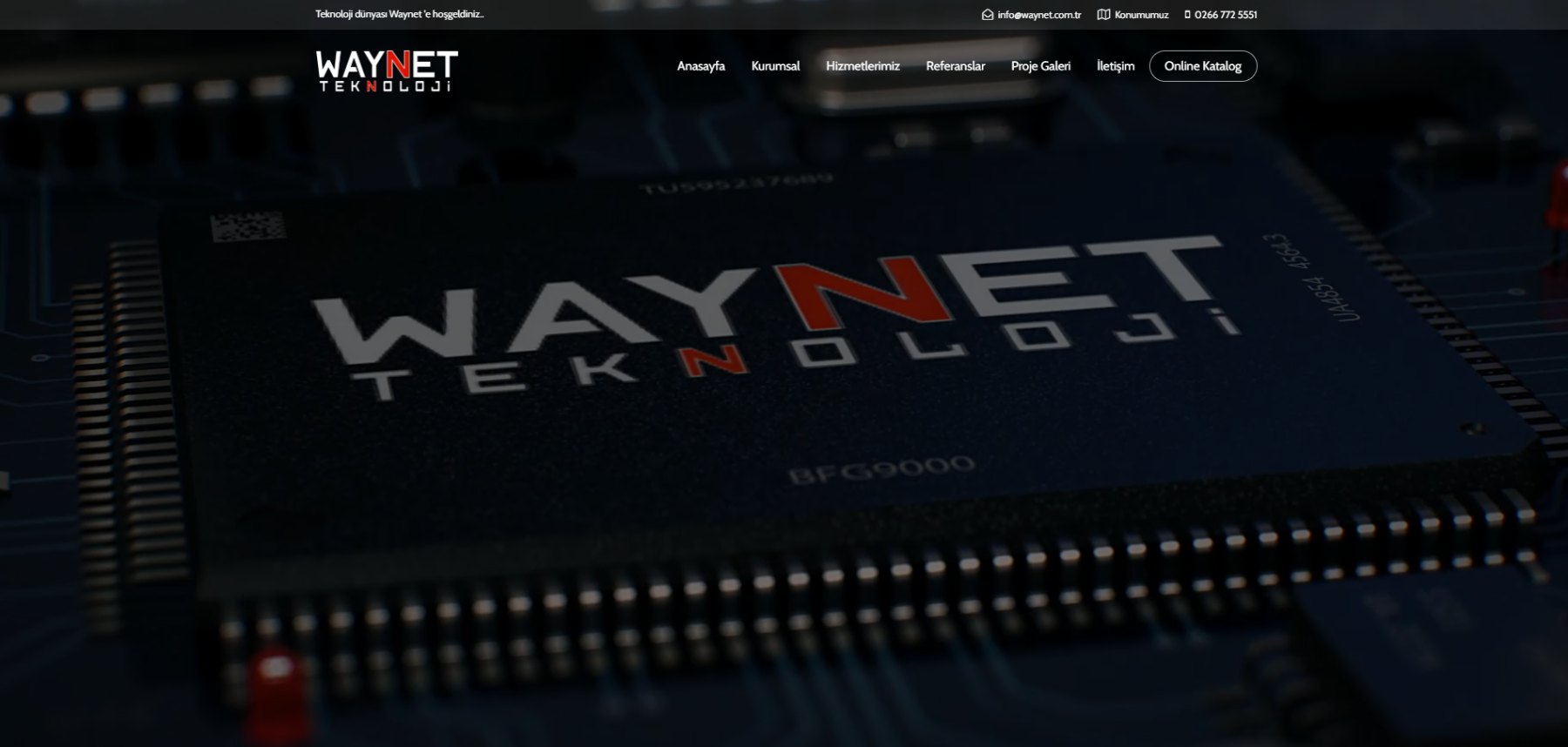 Waynet Teknoloji — Web Tasarım · Kurumsal site